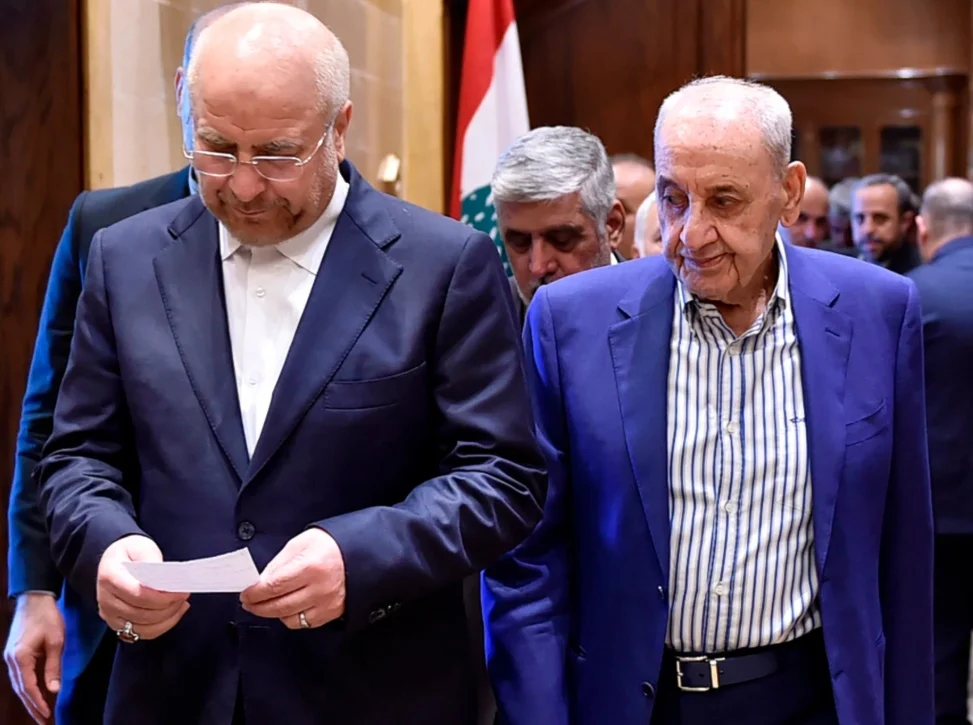 برّي لقاليباف: مخرجات سويسرا تصب في مصلحة لبنان.. واتفاق واشنطن مؤامرة وفتنة